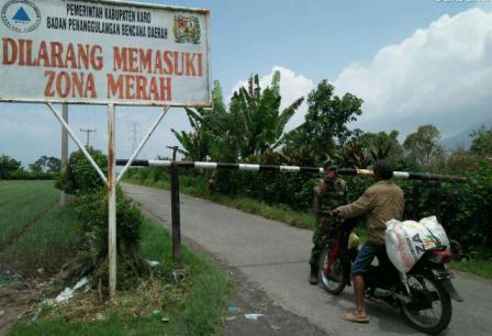 Erupsi Gunung Sinabung, Kodim 0205 Bergotong Royong Membantu Masyarakat